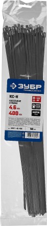 ЗУБР КС-Н, 4.6 x 400 мм, 50 шт, кабельные стяжки нержавеющие, Профессионал (30971-46-400) купить в Надыме