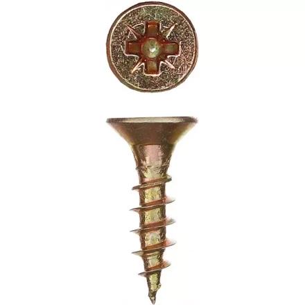 Шурупы ЗУБР "МАСТЕР" по дереву желтопассивированные, 5.0x20мм, 45шт 300396-50-020 купить в Надыме