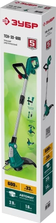 ЗУБР 600 Вт, ш/с 33 см, сетевой триммер (ТСН-33-600) купить в Надыме