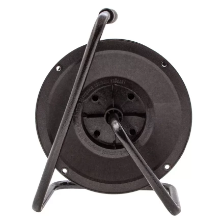 Удлинитель силовой 30 м, 16А, тип УХ10, ПВС, усиленный, на кабельной катушке, 4 розетки без заземления Сибртех 95868 купить в Надыме