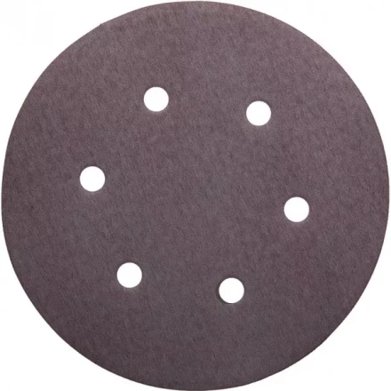 Круг шлифовальный URAGAN "Универсальный водостойкий с покрытием стеарата цинка" на липучке, 6 отв., P320, 150мм, 50шт 907-44113-320-50 купить в Надыме