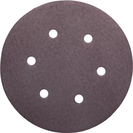 Круг шлифовальный URAGAN "Универсальный водостойкий с покрытием стеарата цинка" на липучке, 6 отв., P320, 150мм, 50шт 907-44113-320-50 купить в Надыме