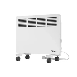 Конвектор электрический КМ-1000.1, 230 В, 1000 Вт, X-образный нагреватель, колеса, термостат // MTX 98124