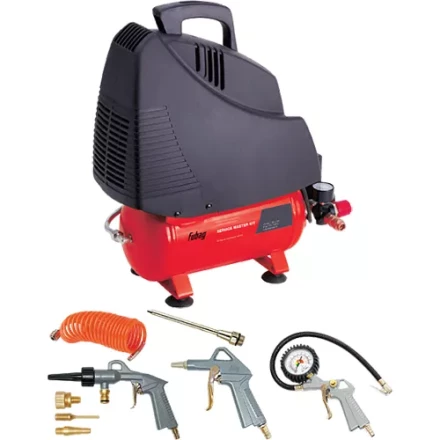 Компрессор безмасляный поршневой прямой привод FUBAG SERVICE MASTER KIT + 6 предметов купить в Надыме