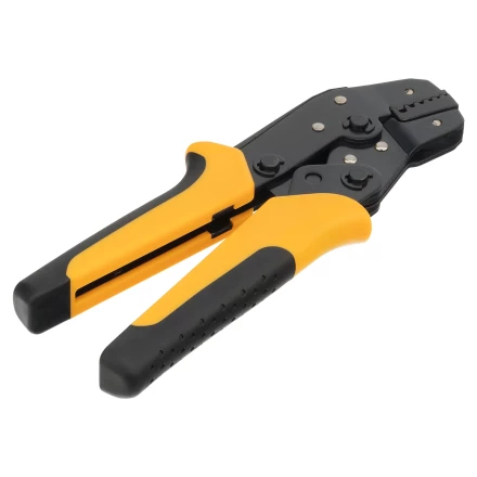 Клещи для обжима неизолированных наконечников НК и НВ, разъемов РП, 0,25 - 2,5 мм2 Denzel 17745 купить в Надыме