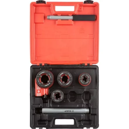 Набор ЗУБР "ЭКСПЕРТ" №4 резьбонарезной трубный в пластмассовом боксе, 1/2" - 1 1/4", 5 предметов 28270-H4 купить в Надыме