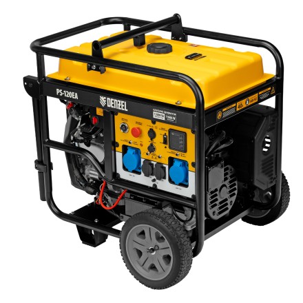 Генератор бензиновый Denzel PS-120EA, 12 кВт,230 В, 40л, разъём ATS,эл.старт купить в Надыме