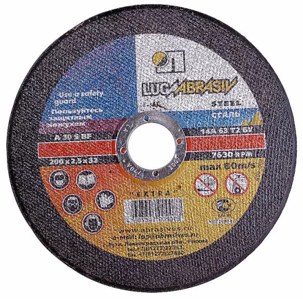 Круг отрезной по металлу 230 х 2,5 х 22 мм А30 Луга купить в Надыме