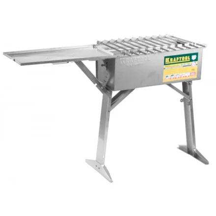 Мангал KRAFTOOL "EXPERT" переносной с автоматическим вращением шампуров, 300x600x800мм 68310 купить в Надыме