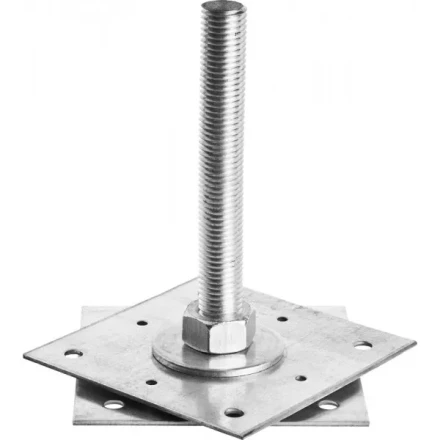 Анкер ЗУБР "МАСТЕР" регулируемый по высоте, 150х200х150мм, М24, 1шт 310265-150-24 купить в Надыме