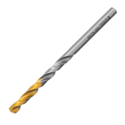 Сверло спиральное по металлу Denzel 4,2 x 75 мм, Р6М5, Golden Tip, 718230 купить в Надыме