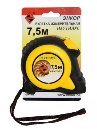 Рулетка 7,5м Наутилус Энкор 10167 купить в Надыме