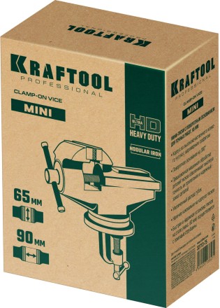 Тиски KRAFTOOL MINI настольные 32713-75 купить в Надыме