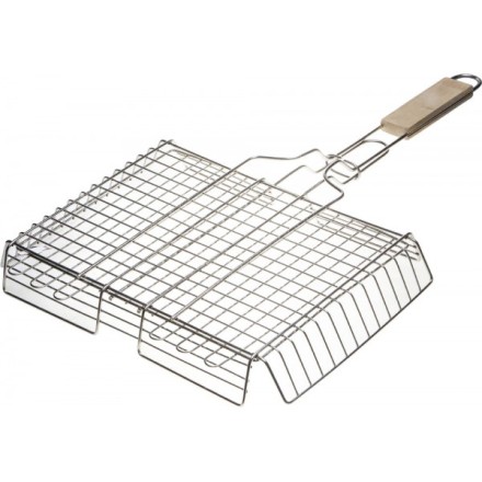 Решетка-гриль GRINDA &quot;BARBECUE&quot;, объемная, нержавеющая сталь, 340х260мм 424732 купить в Надыме
