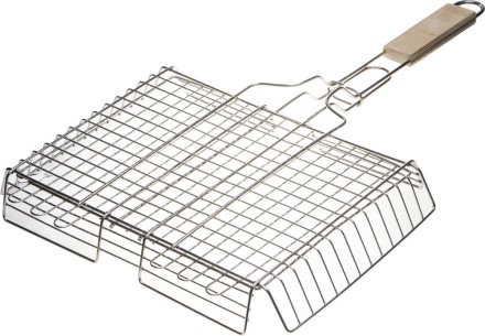 Решетка-гриль GRINDA &quot;BARBECUE&quot;, объемная, нержавеющая сталь, 340х260мм 424732 купить в Надыме