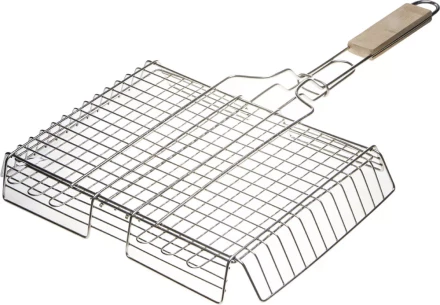 Решетка-гриль GRINDA "BARBECUE", объемная, нержавеющая сталь, 340х260мм 424732 купить в Надыме