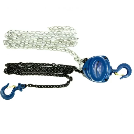 Таль цепная 0,5 т h подъема 2,5 м расстояние между крюками 350 мм Stels 51943 купить в Надыме