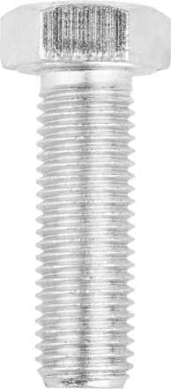 Болт ЗУБР "МАСТЕР" с шестигранной головкой, ГОСТ 7798-70, класс прочности 5.8, оцинкованный, M16x50мм, 5кг 303080-16-050 купить в Надыме