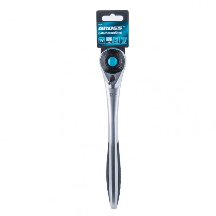 Ключ трещоточный 120 зубьев 1/2" Gross 14137 купить в Надыме
