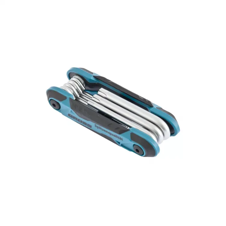 Набор ключей имбусовых Tamper-Torx TT10-TT40 CrV складные 7 шт Gross 16413 купить в Надыме