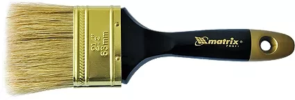 Кисть плоская "Профи"  4" натуральная щетина деревянная ручка  MATRIX 83155 купить в Надыме