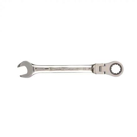 Ключ комбинированный трещоточный Matrix 15 мм шарнирный зеркальный хром 14828 купить в Надыме