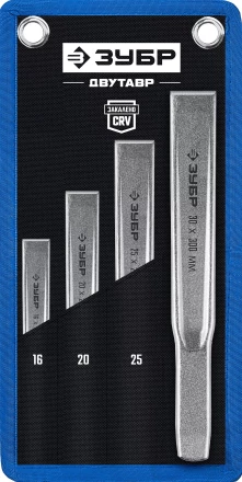 ЗУБР Двутавр, 4 шт, набор слесарных зубил по металлу, Профессионал (2104-H4) купить в Надыме