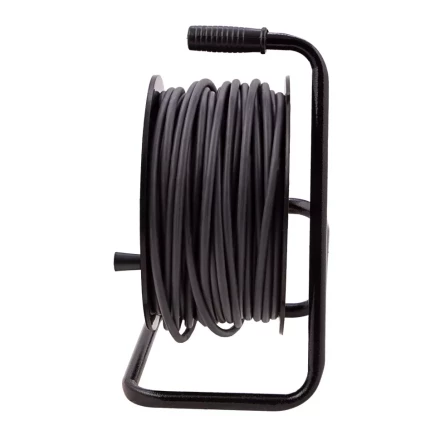 Удлинитель силовой 50 м, 16А, тип УХ10, ПВС, усиленный, на кабельной катушке, 4 розетки без заземления Сибртех 95870 купить в Надыме