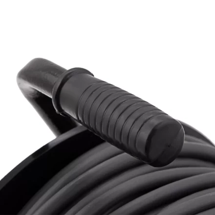 Удлинитель силовой 50 м, 16А, тип УХ10, ПВС, усиленный, на кабельной катушке, 4 розетки без заземления Сибртех 95870 купить в Надыме