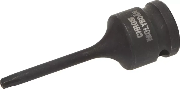 Торцовая головка KRAFTOOL "INDUSTRIE QUALITAT" ударная (1/2"), TORX, Cr-Mo, фосфатированная, T27 27952-27 купить в Надыме
