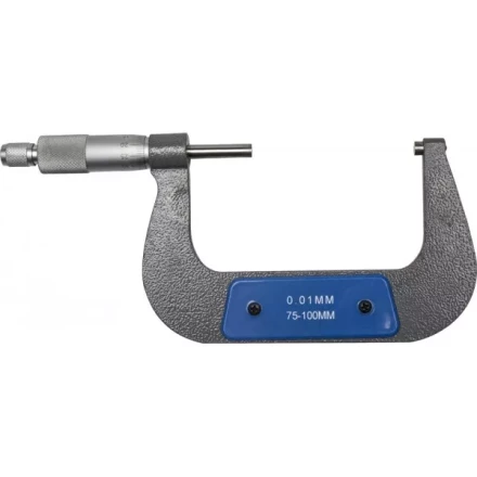 Микрометр ЗУБР "ЭКСПЕРТ" гладкий механический, МК 100, диапозон 75-100мм, шаг измерения 0,01мм 34480-100_z01 купить в Надыме