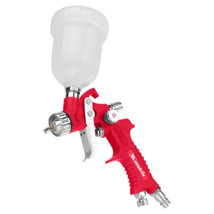 Краскораспылитель HVLP пневмат. с верхним бачком V= 0,1 л, сопло диаметром 0.8 мм// Matrix 57325 купить в Надыме