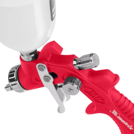 Краскораспылитель HVLP пневмат. с верхним бачком V= 0,1 л, сопло диаметром 0.8 мм// Matrix 57325 купить в Надыме