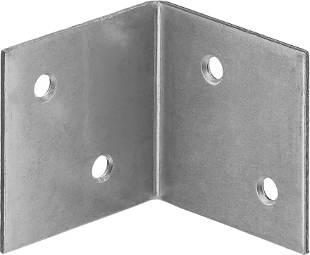 ЗУБР УМШ-1.5, 40 x 40 x 40 x 1.5 мм, белый цинк, широкий мебельный уголок (31034-40) купить в Надыме