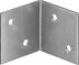 ЗУБР УМШ-1.5, 40 x 40 x 40 x 1.5 мм, белый цинк, широкий мебельный уголок (31034-40) купить в Надыме