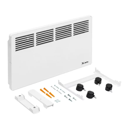 Конвектор электрический КМ-2000.2, 230 В, 2000 Вт, X-образный нагреватель, колеса, термостат // MTX 98126 купить в Надыме