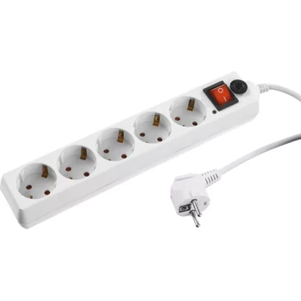 Сетевой фильтр STAYER "MASTER" электрический, 5 гнезд, макс. мощн. 2200 Вт, 3м 55066-3 купить в Надыме