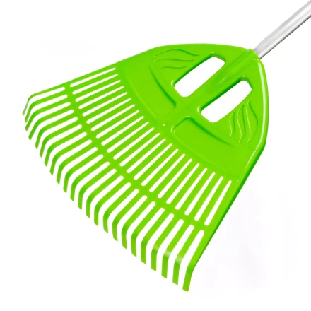 Грабли веерные пластиковые Palisad, 495 х 1680 мм, 23 плоских зуба, алюминиевый черенок, Россия, 61805 купить в Надыме