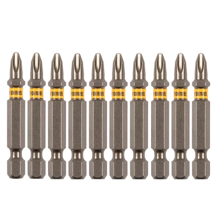 Бита PH2х50, сталь S2, шестигранный профиль, 10 шт. Е 6,3 Denzel 11649 купить в Надыме