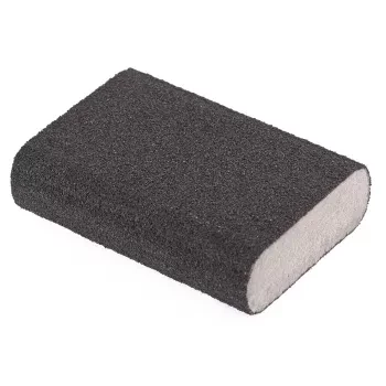Губка для шлифования 100 х 70 х 25 мм овал твердая P60 MATRIX 75736 купить в Надыме
