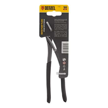 Клещи переставные Denzel 17901, обливные рукоятки, 180 мм купить в Надыме