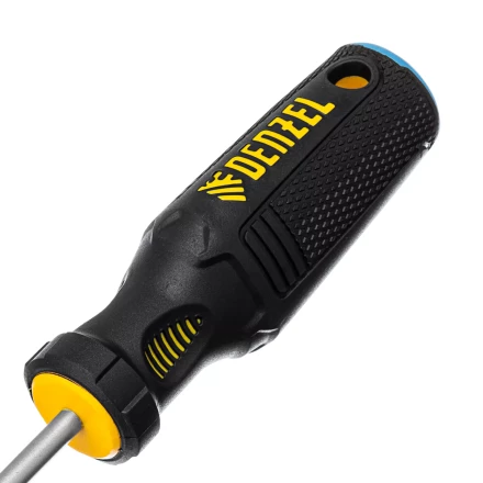 Отвертка, SL5x100 мм, S2, 3к рукоятка Denzel 121967 купить в Надыме