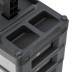 Органайзер для хранения с выдвижными лотками Stels 310х150х260мм, 4 секции, пластик Россия 90728 купить в Надыме
