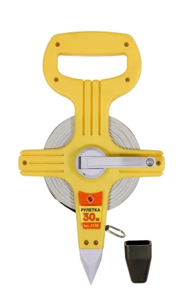 Рулетка 30 м открытый корпус фибергласcовая лента Энкор 4130 купить в Надыме