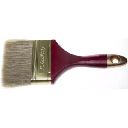 Кисть плоская STAYER "UNIVERSAL-PROFI", светлая натуральная щетина, деревянная ручка, 100мм 0104-100 купить в Надыме