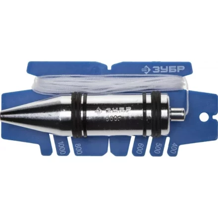 Отвес ЗУБР "ЭКСПЕРТ" строительный со шнуром и безопасным наконечником, 200 г 06347-20_z01 купить в Надыме