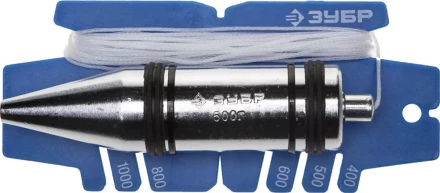 Отвес ЗУБР "ЭКСПЕРТ" строительный со шнуром и безопасным наконечником, 200 г 06347-20_z01 купить в Надыме