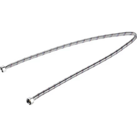 Подводка гибкая ЗУБР для воды, оплетка из нержавеющей стали, г/г 1/2" - 1м 51005-G/G-100 купить в Надыме