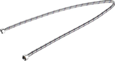 Подводка гибкая ЗУБР для воды, оплетка из нержавеющей стали, г/г 1/2" - 1м 51005-G/G-100 купить в Надыме