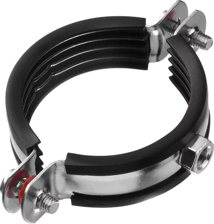 Хомут трубный с гайкой, оцинкованный, 2", 7шт, ЗУБР Мастер 37850-59-65 37850-59-65 купить в Надыме